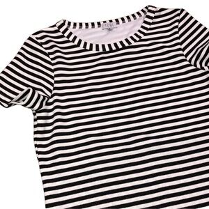 TOBI size xsmall black & white shift dress